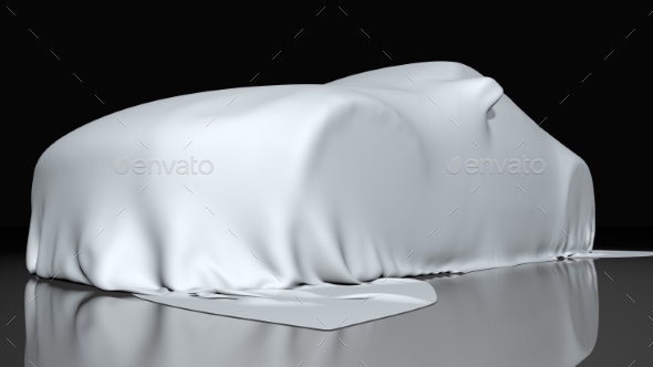 GraphicRiver Car Covered with a Cloth 3D Render 20970465 GraphicRiver Car Covered with a Cloth 3D Render 20970465
