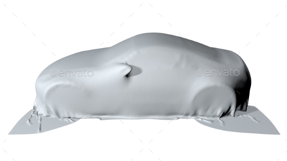 GraphicRiver Car Covered with a Cloth Isolated 3D Render 20970471 GraphicRiver Car Covered with a Cloth Isolated 3D Render 20970471