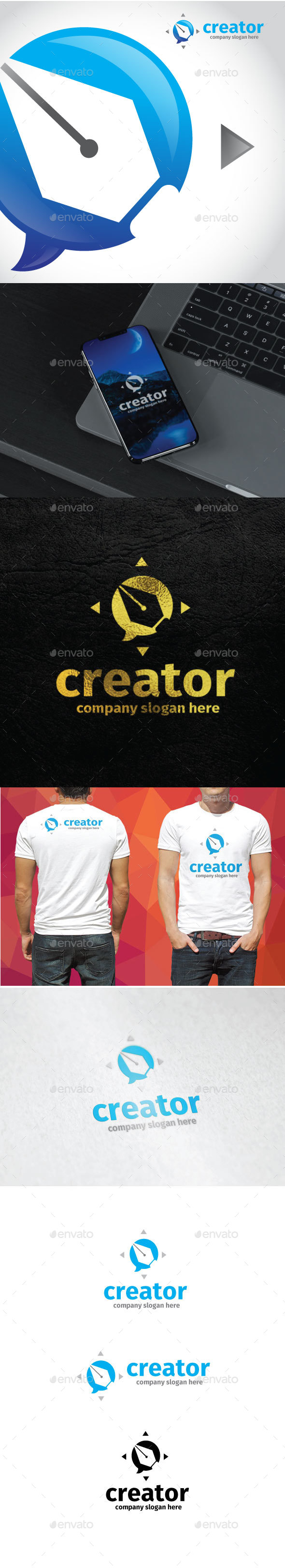 Creator Logo - Objects Logo Templates