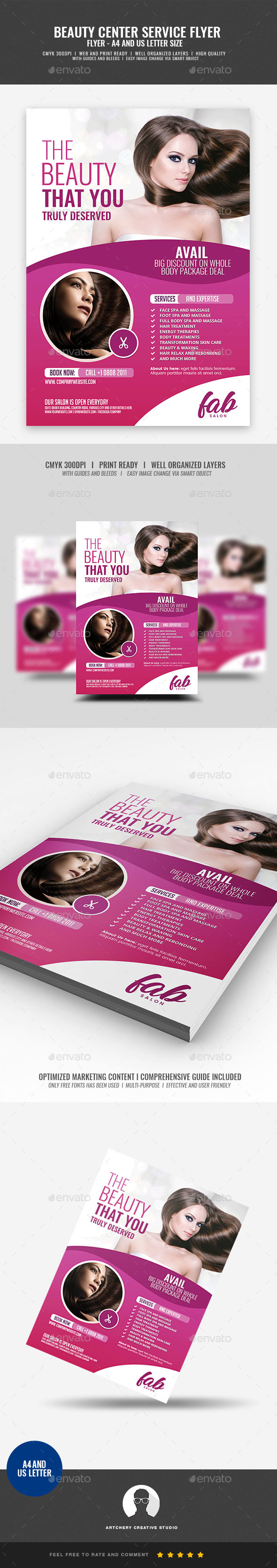 GraphicRiver Spa and Beauty Center 20970560 GraphicRiver Spa and Beauty Center 20970560