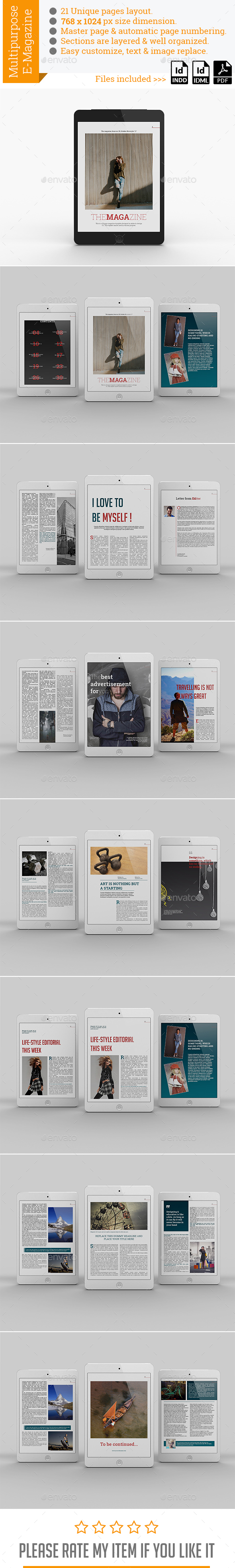 GraphicRiver Multipurpose E-Magazine 20946793 GraphicRiver Multipurpose E-Magazine 20946793