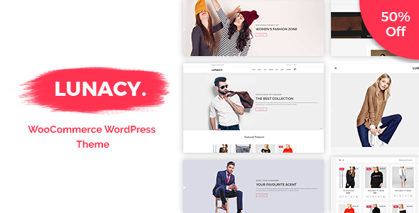 Lunacy - Tema de WordPress para WooCommerce 