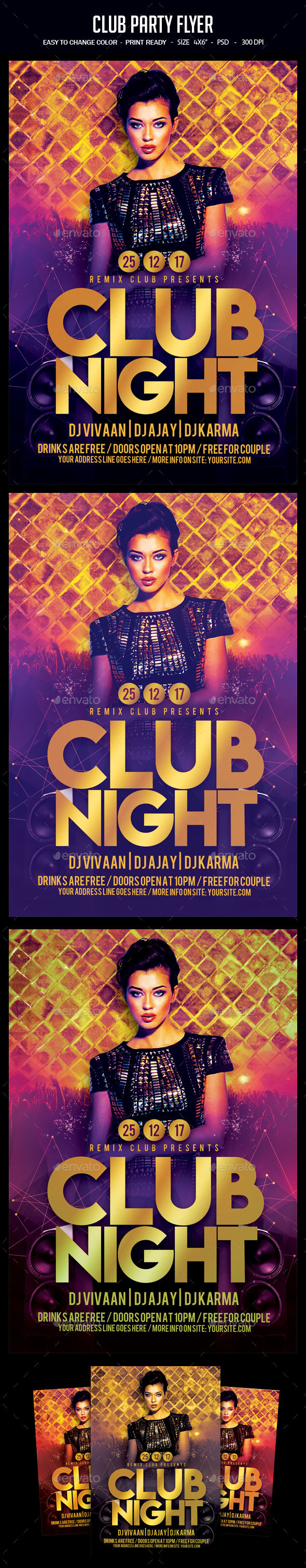 Club Party Flyer - Clubs & Parties Events