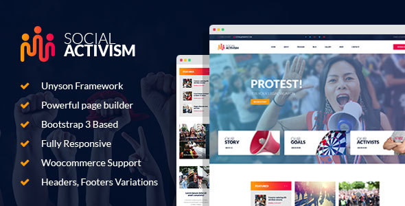 Social Activism - Non-Government Organization WordPress Theme - Business Corporate