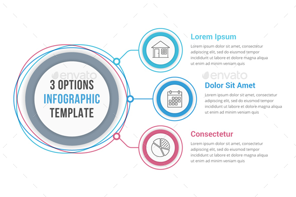 3 Options Infographics - Infographics