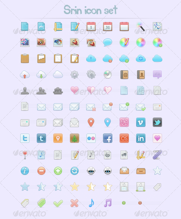105 Web Icons - Web Icons