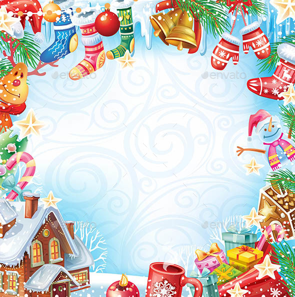 GraphicRiver Greeting Christmas and New Year Card 20972837 GraphicRiver Greeting Christmas and New Year Card 20972837