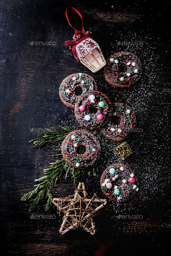 Home Made Christmas cookies - Stock Photo - Images