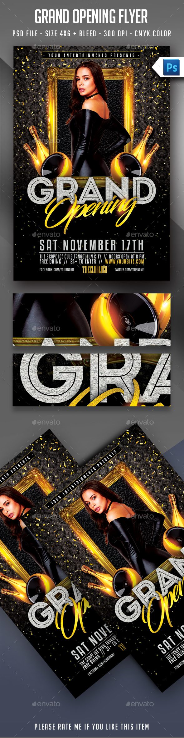 GraphicRiver Grand Opening Flyer 20973533 GraphicRiver Grand Opening Flyer 20973533