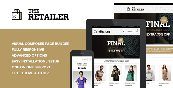 The Retailer - Responsive WordPress Theme - WooCommerce eCommerce