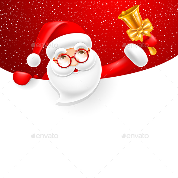 GraphicRiver Santa Claus With Jingle Bell 20974453 GraphicRiver Santa Claus With Jingle Bell 20974453