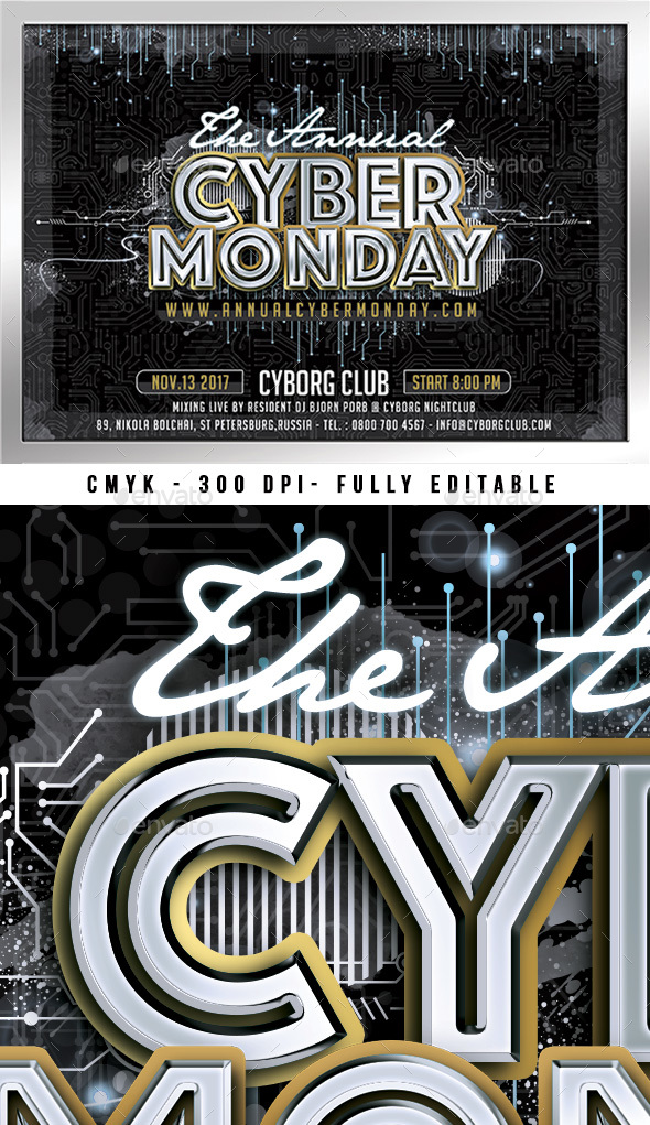 GraphicRiver Cyber Monday 20974465 GraphicRiver Cyber Monday 20974465