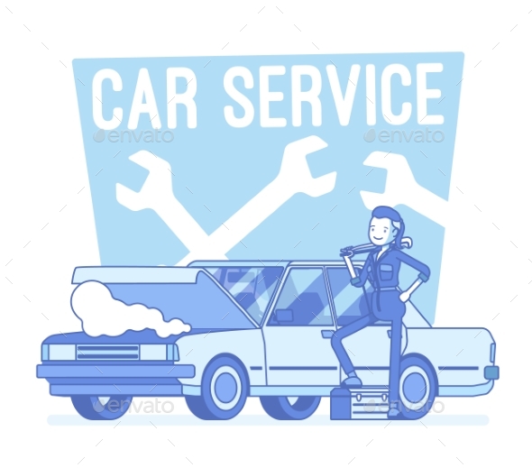 Car Service Center - Industries Business