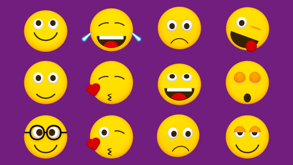 Animated Emoji Pack (Pack of 12)