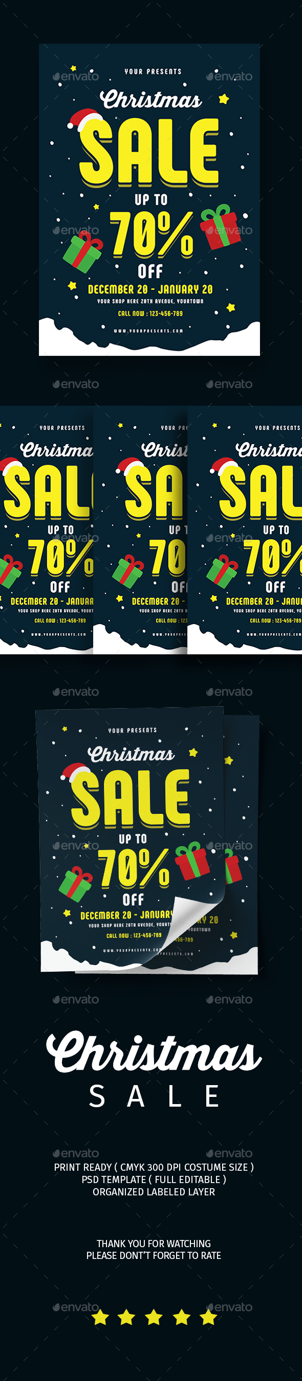 GraphicRiver Christmas Sale 20975540 GraphicRiver Christmas Sale 20975540