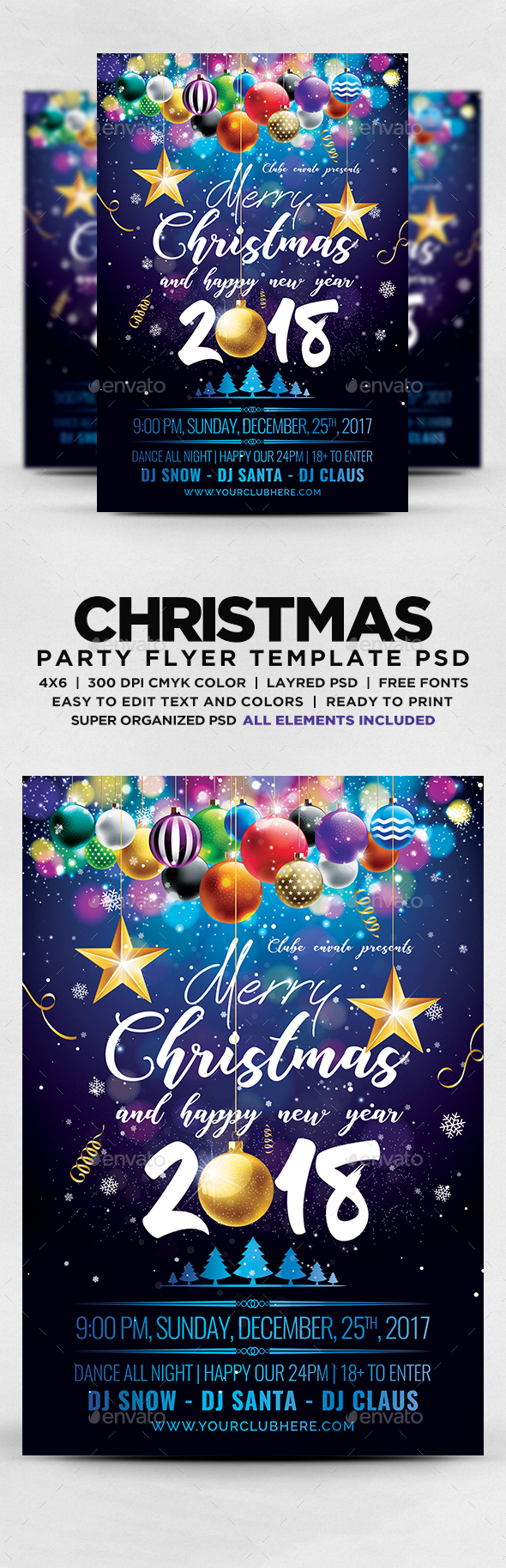 GraphicRiver Christmas And New Year 2018 Flyer 20976133 GraphicRiver Christmas And New Year 2018 Flyer 20976133