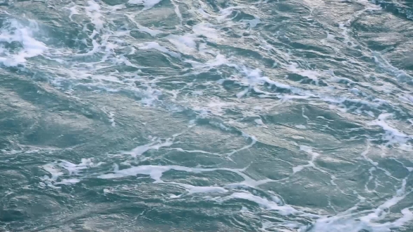 Bubbling Water in Jokulsarlon Glacial Lagoon