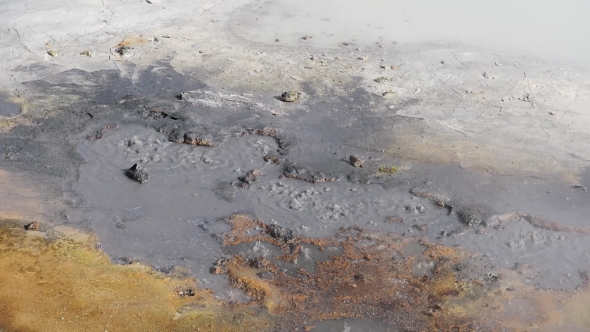 Smoking Fumaroles on Hverarond Valley