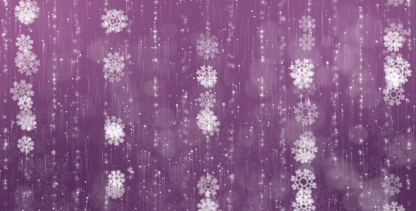 Snowflakes Bokeh Background