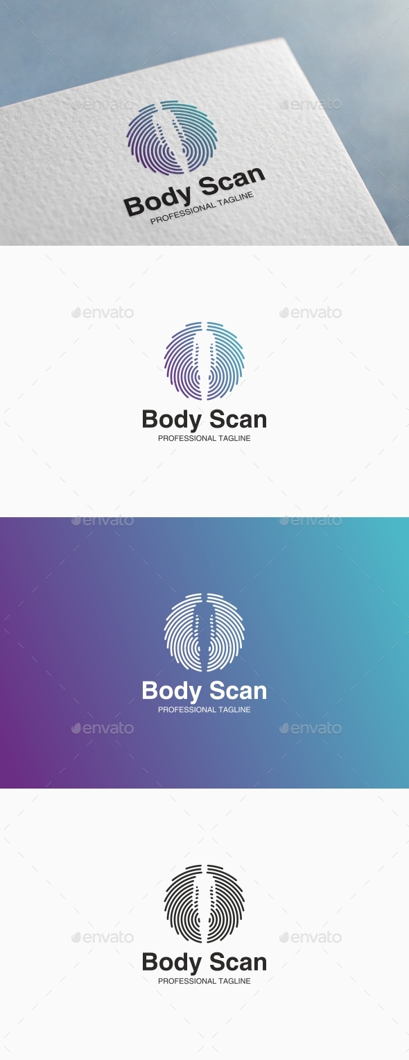 Body Scan Logo - Humans Logo Templates