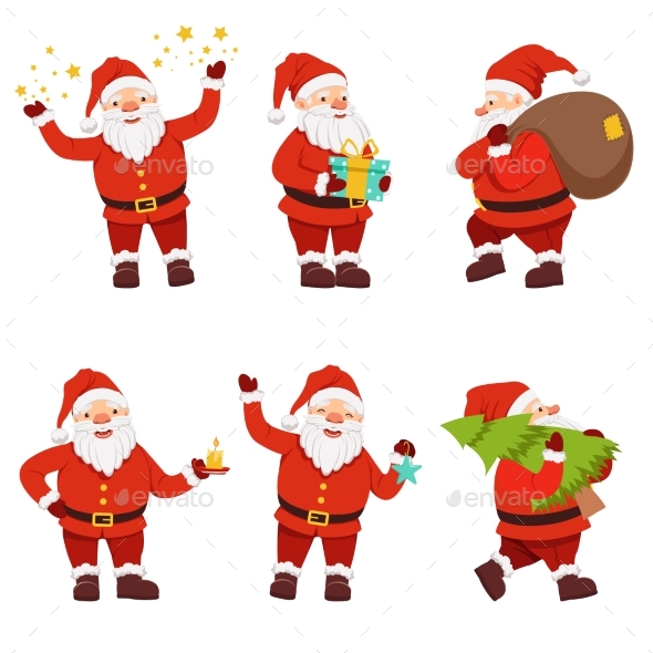 GraphicRiver Christmas Characters Collection 20976485
