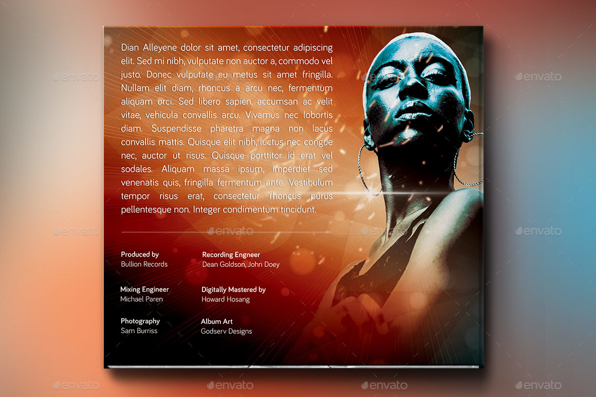 Download Tidal Fire 4 Panel Digipak CD Artwork Template by Godserv | GraphicRiver
