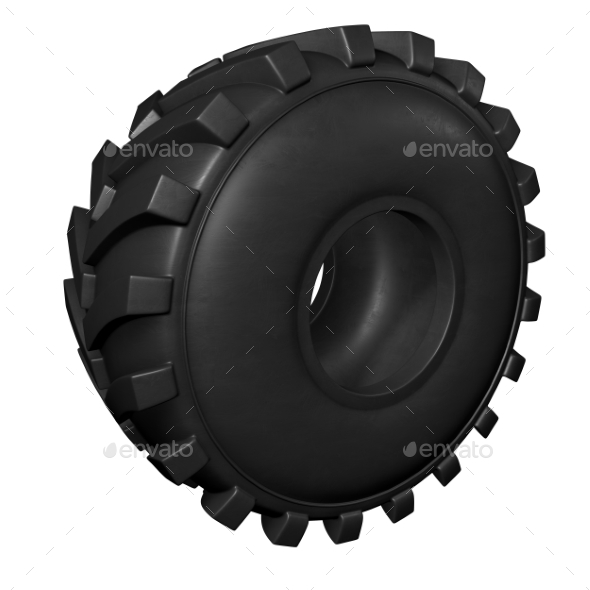 GraphicRiver Tractor Tire 3D Render 20977177 GraphicRiver Tractor Tire 3D Render 20977177