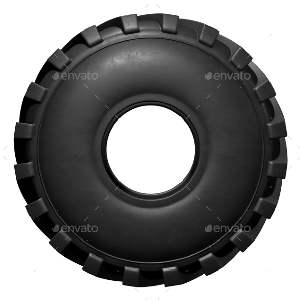 GraphicRiver Tractor Tire 3D Render 20977178 GraphicRiver Tractor Tire 3D Render 20977178