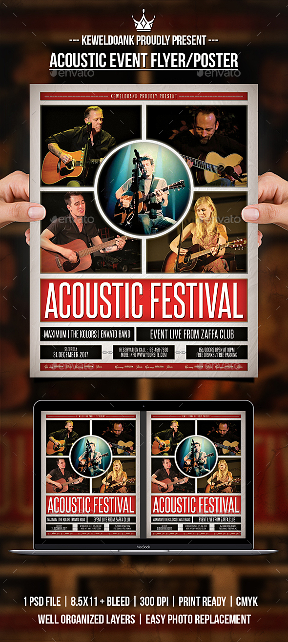 GraphicRiver Acoustic Event Flyer Poster 20977263 GraphicRiver Acoustic Event Flyer Poster 20977263