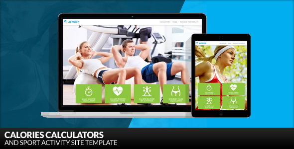 Activity - Calories Calculators and Sport Activity WordPress Theme - Health & Beauty Retail