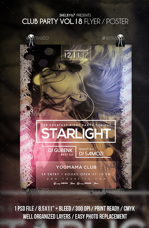 GraphicRiver Club Party Flyer Poster Vol 18 20977519 GraphicRiver Club Party Flyer Poster Vol 18 20977519