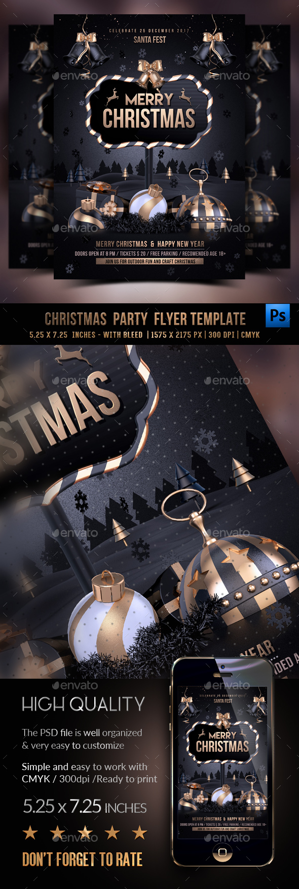 GraphicRiver Christmas Party Flyer Template 20979111 GraphicRiver Christmas Party Flyer Template 20979111