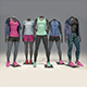 Female mannequin Nike pack 1 3D model - 3DOcean Item for Sale