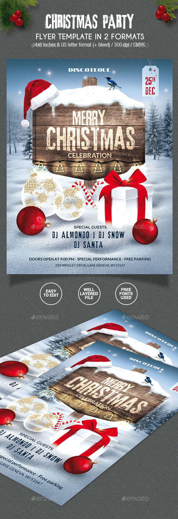 GraphicRiver Christmas Party Flyer 2 Formats 20979250 GraphicRiver Christmas Party Flyer 2 Formats 20979250