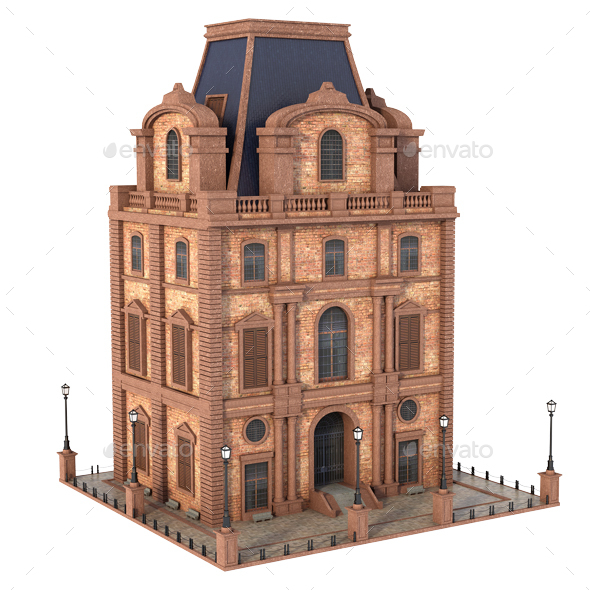 GraphicRiver Small Classic Building 20979743 GraphicRiver Small Classic Building 20979743
