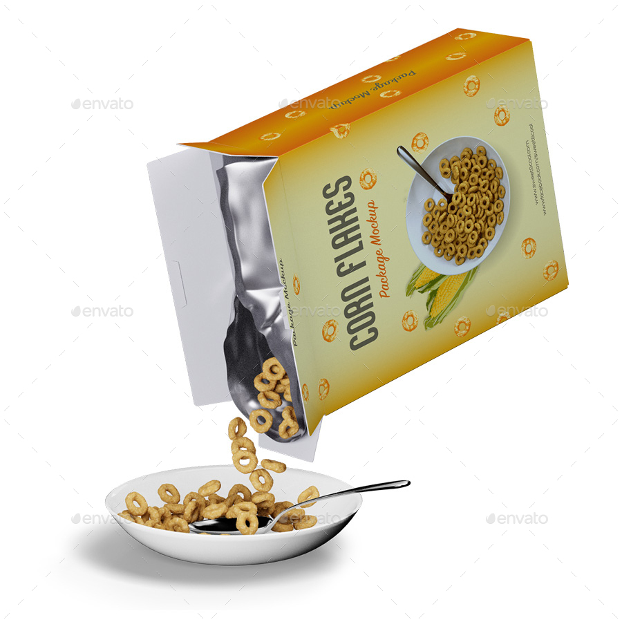 Download Corn Flakes Package Mock Up By Wuka Graphicriver