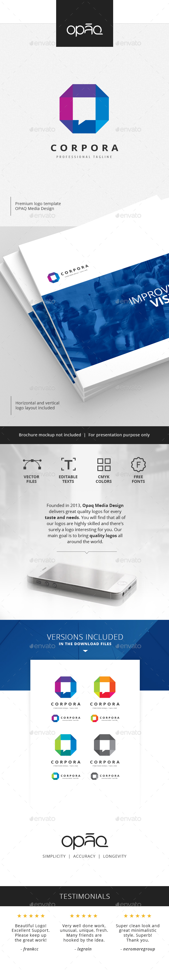 Corporate Communication Logo - Abstract Logo Templates
