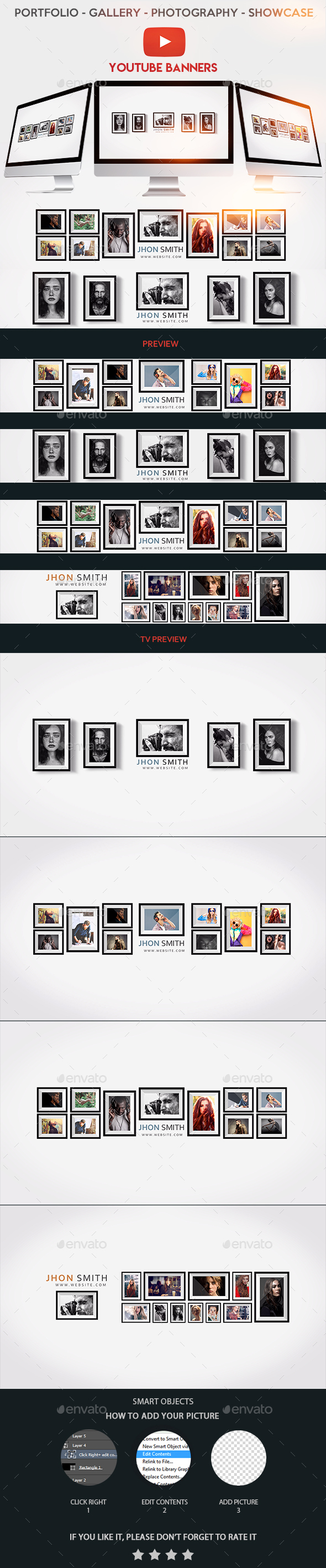 GraphicRiver Portfolio Gallery YouTube Banners 20955079 GraphicRiver Portfolio Gallery YouTube Banners 20955079
