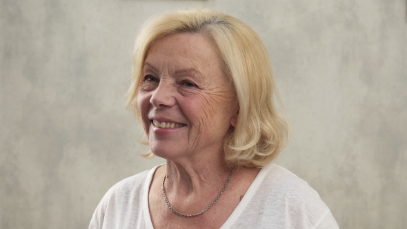 Happy Elderly Woman