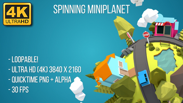 Spinning Tiny Planet (4K) alt