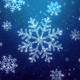 Christmas Snowflakes Blue Background - VideoHive Item for Sale