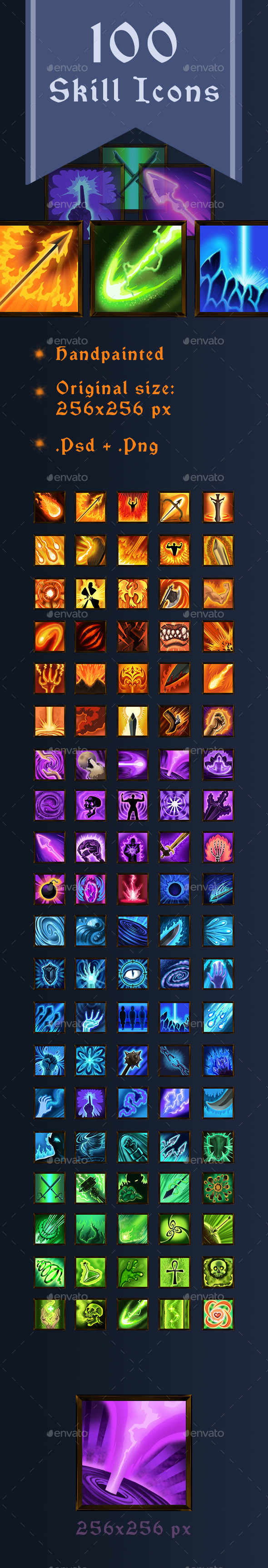 GraphicRiver 100 Skill Icons 20984089 GraphicRiver 100 Skill Icons 20984089
