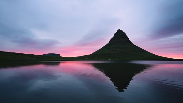 Colorful Sunset on Snaefellsnes Peninsula