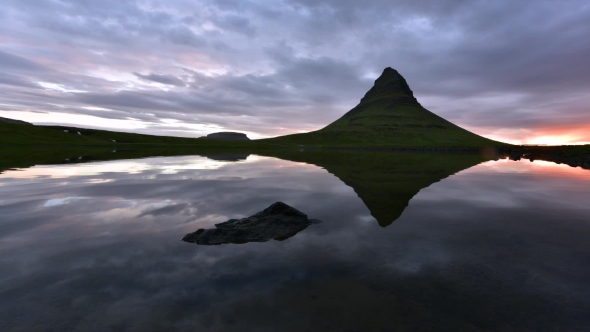 Colorful Sunset on Snaefellsnes Peninsula