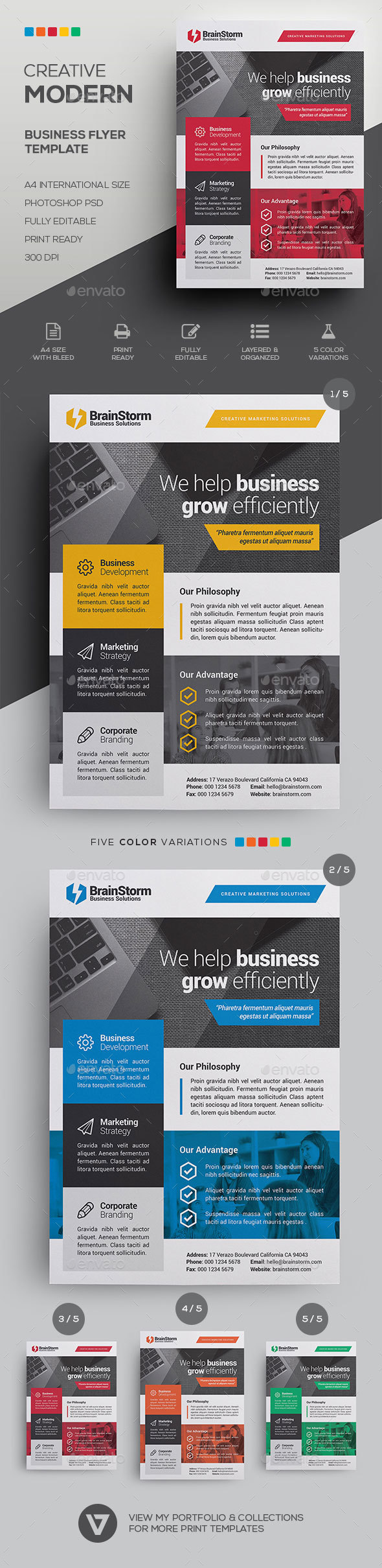 GraphicRiver Corporate Business Flyer Template 20984189 GraphicRiver Corporate Business Flyer Template 20984189