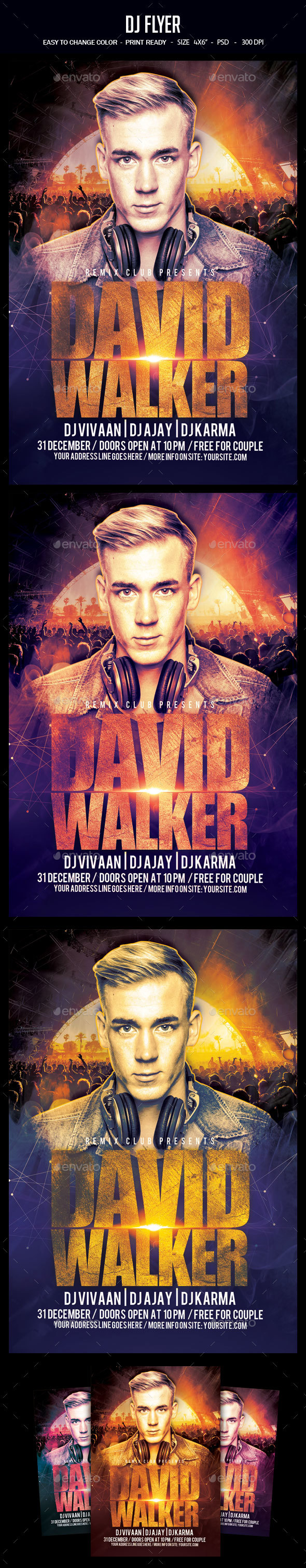 Dj Flyer - Clubs & Parties Events