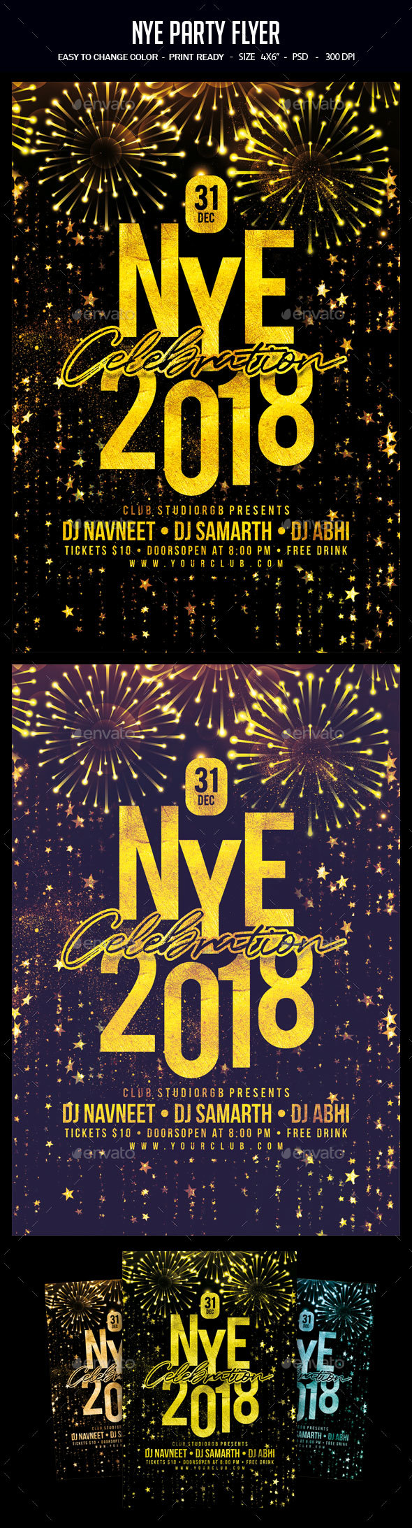 GraphicRiver NYE Party Flyer 20984462 GraphicRiver NYE Party Flyer 20984462