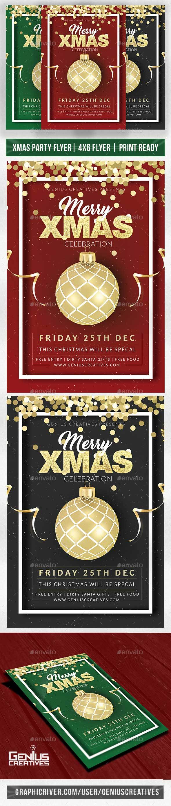 Christmas party flyer V2