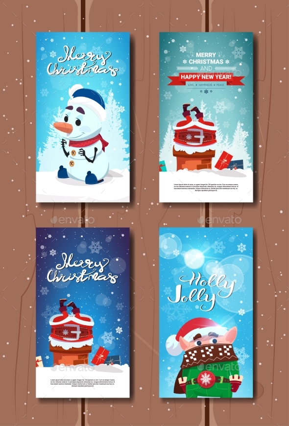 GraphicRiver Holly Jolly Greeting Cards Merry Christmas 20984673 GraphicRiver Holly Jolly Greeting Cards Merry Christmas 20984673
