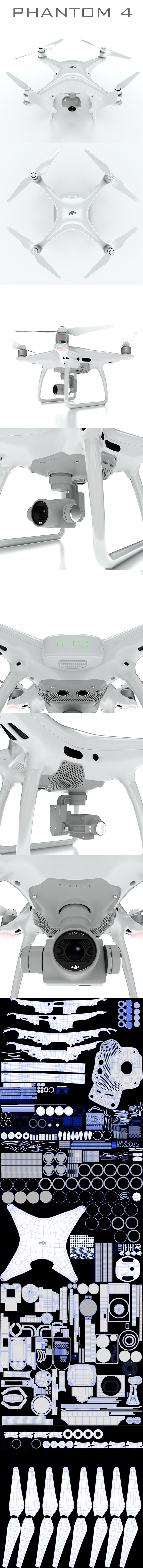 DJI Phantom 4 - 3Docean 20984715